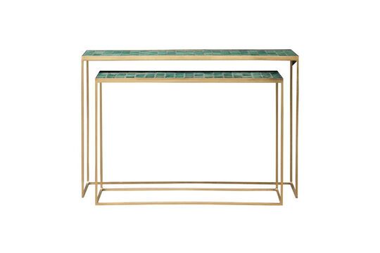 Set van 2 Porto groene keramische consoles Productfoto