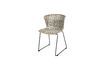 Miniatuur Set van 2 rotan stoelen Wings beige 5