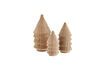 Miniatuur Set van 3 decoratieve bomen in beige terracotta Treee 1