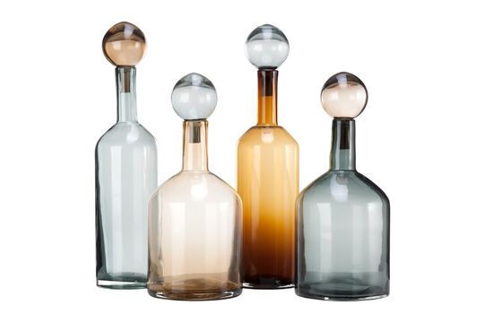 Set van 4 Bubbles cognac glazen flessen Productfoto