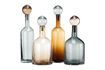 Miniatuur Set van 4 Bubbles cognac glazen flessen 1