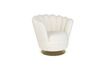 Miniatuur Shells witte stoffen fauteuil 1