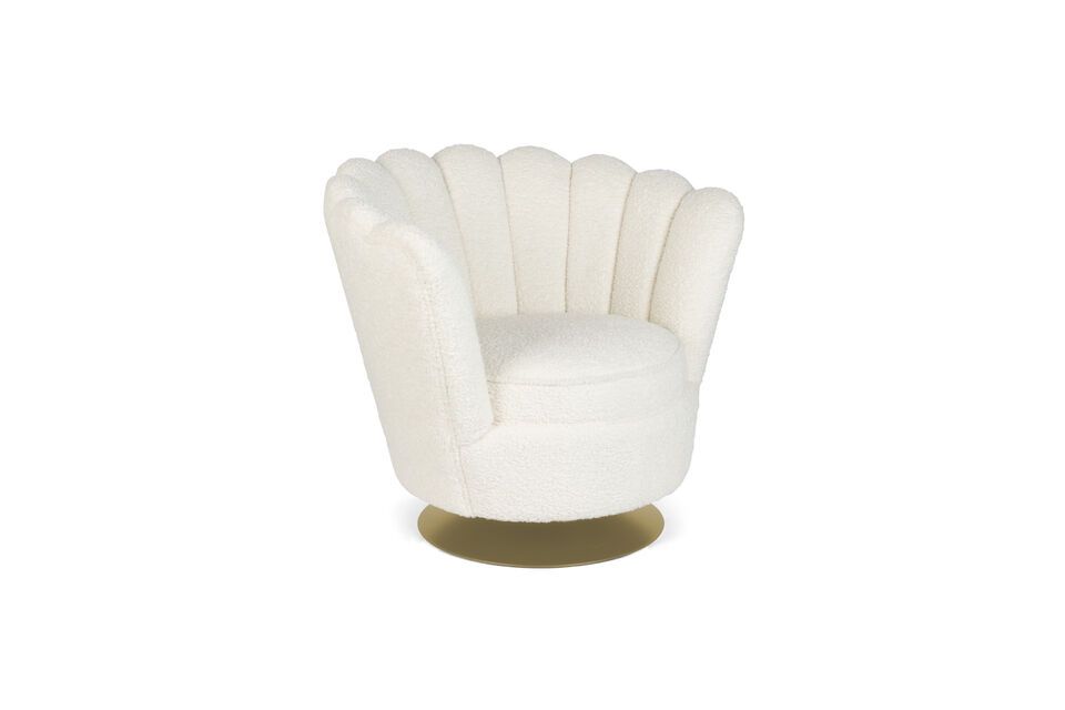 Shells witte stoffen fauteuil Bold Monkey