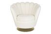 Miniatuur Shells witte stoffen fauteuil 5