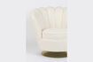 Miniatuur Shells witte stoffen fauteuil 9