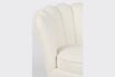 Miniatuur Shells witte stoffen fauteuil 12