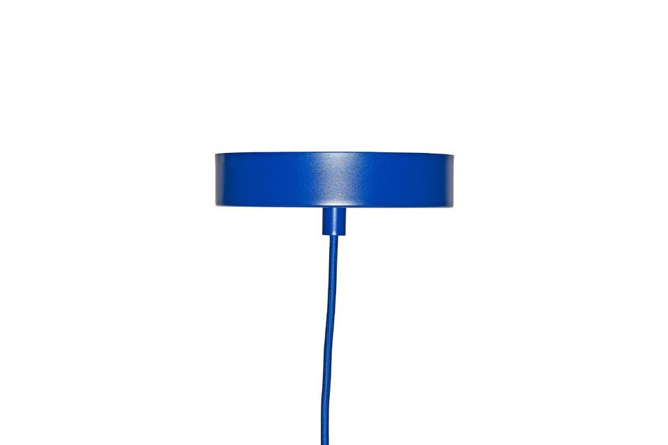 Stage blauwe metalen hanglamp - 6