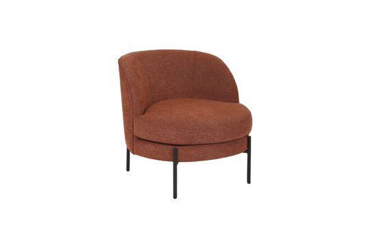 Stoffen fauteuil Miles terracotta Productfoto