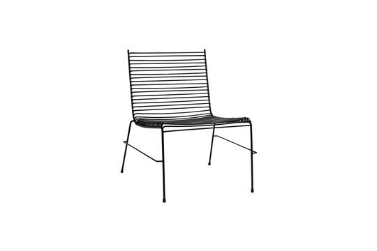 String zwarte metalen fauteuil Productfoto