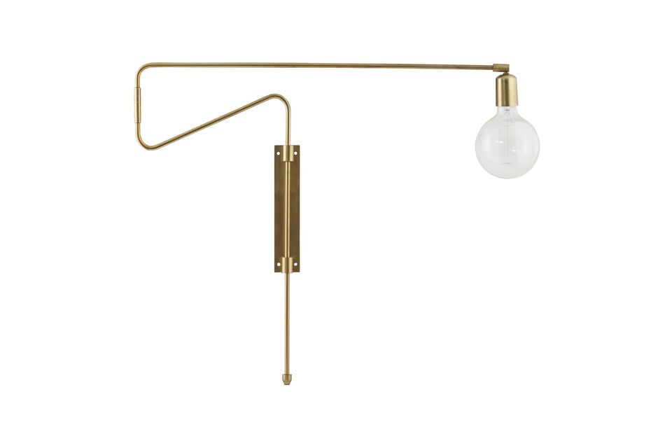 Swing verguld metalen wandlamp House Doctor