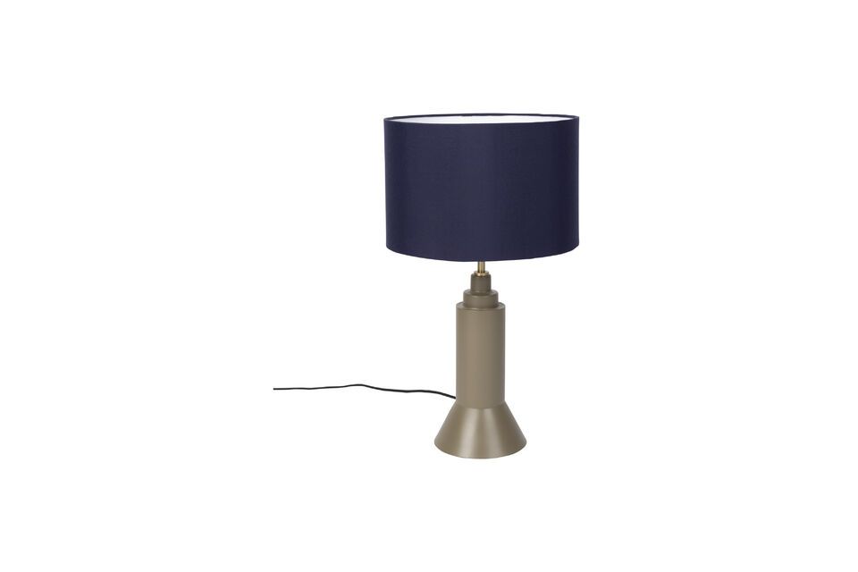 Tafellamp in blauw ijzer Dark - 2