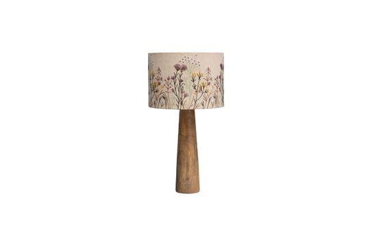 Tafellamp in licht hout Wildflower Productfoto