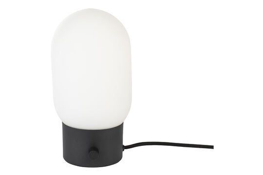 Tafellamp van zwart glas Urban Charger Productfoto