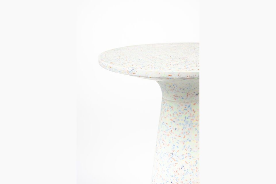 Terrazzo multicolour bijzettafel Victoria - 5