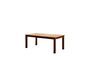 Miniatuur Tirama beige teak eettafel Productfoto