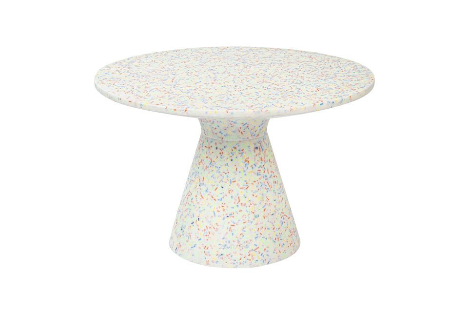 Veelkleurige terrazzo salontafel Victoria Zuiver