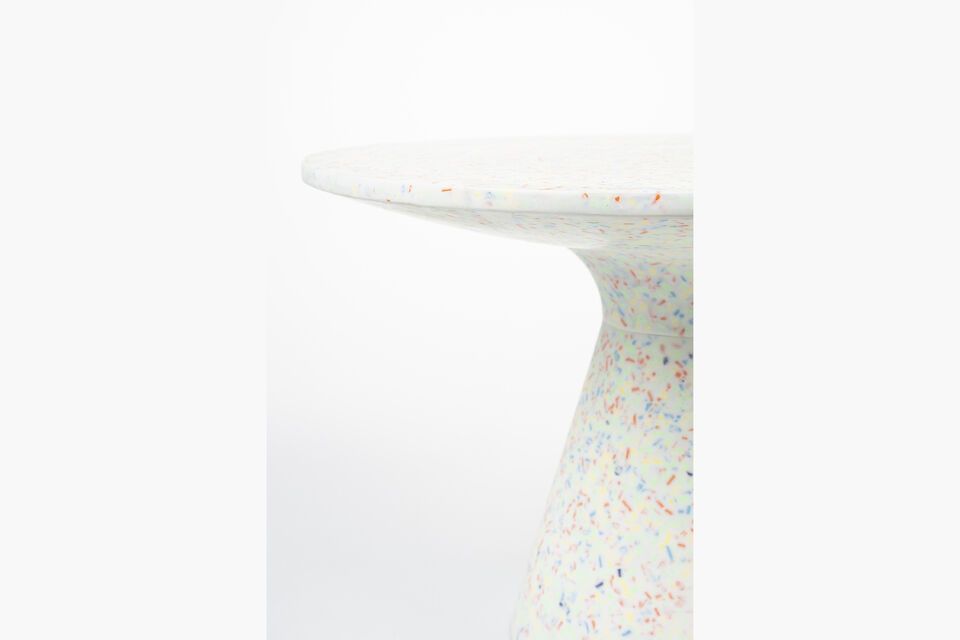 Veelkleurige terrazzo salontafel Victoria - 7