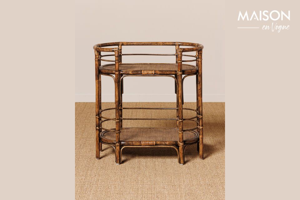 Veracruz bruin rotan console tafel Chehoma