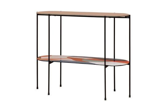 Veren multicoloured glazen console Productfoto