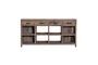 Miniatuur Vervaardiging taupe houten dressoir Productfoto