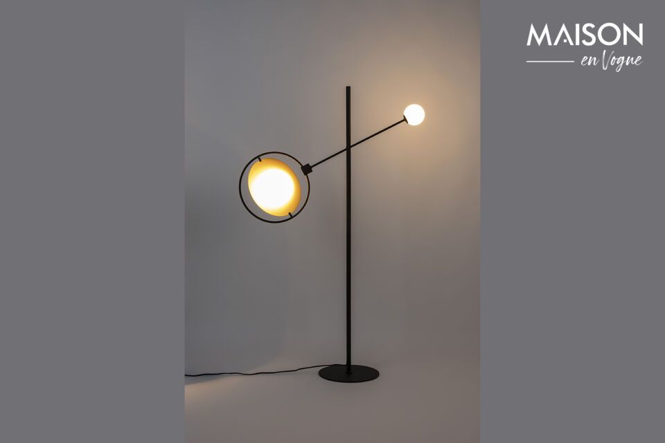 Vloerlamp van zwart ijzer Sirius - 1