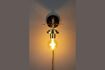 Miniatuur Wandlamp brons ijzer Aden 2