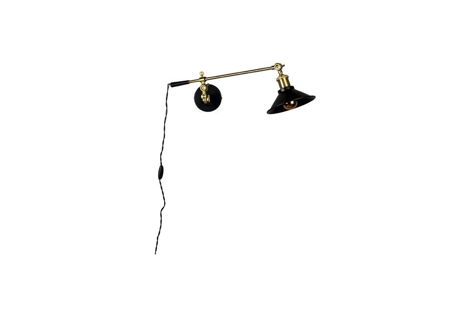 Wandlamp zwart ijzer Penelope - 4