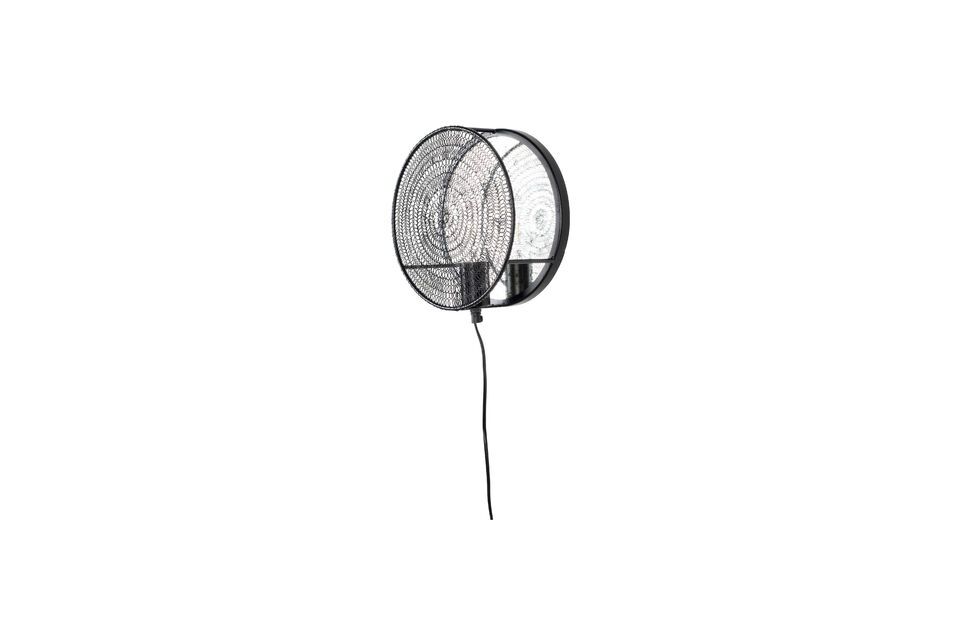 Wandlamp zwart metaal Lea - 3