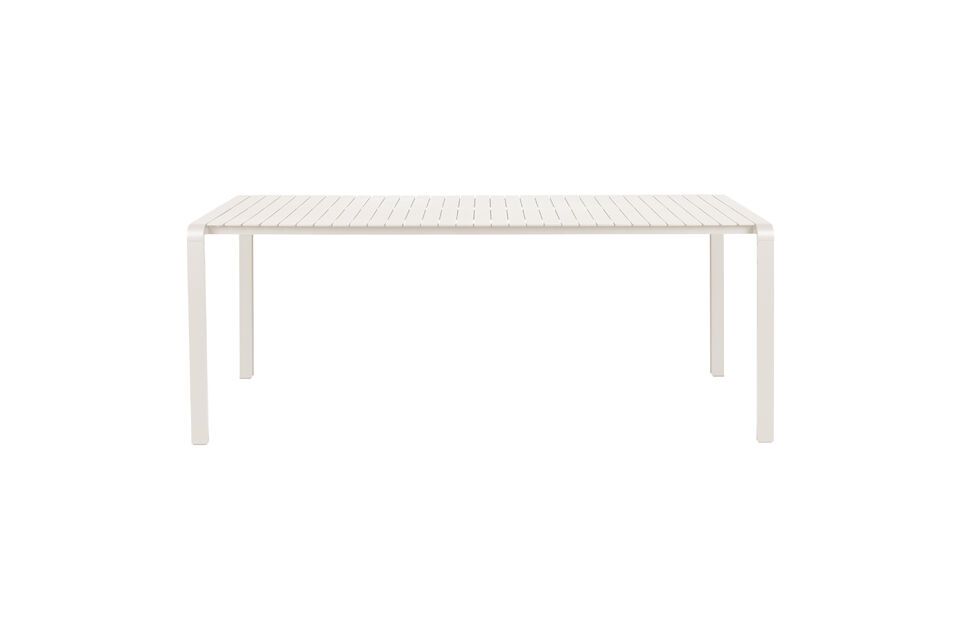 Witte aluminium eettafel Vondel - 2