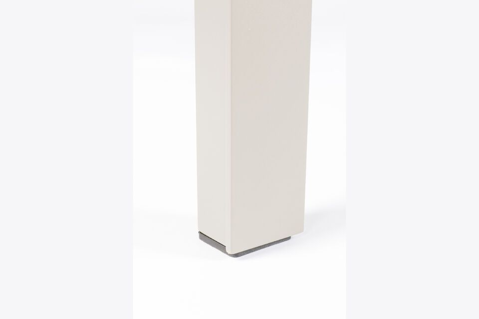 Witte aluminium eettafel Vondel - 8