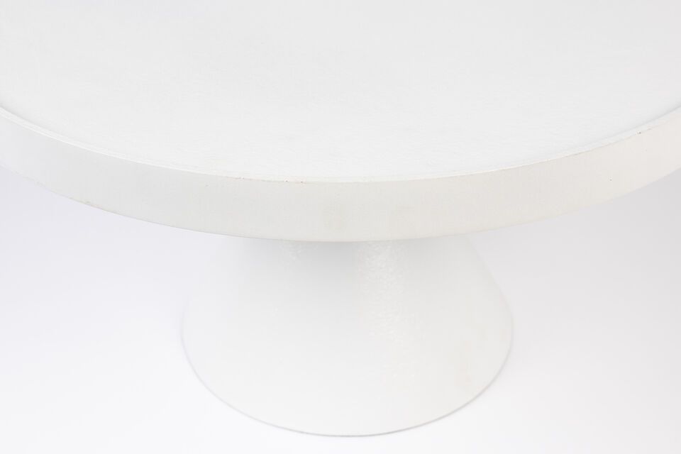 Witte aluminium salontafel Floss - 4