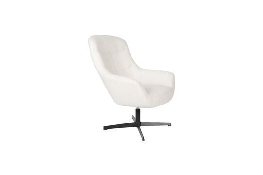 Witte kunststof fauteuil Yuki Productfoto