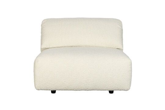 Witte stoffen fauteuil Wings Productfoto