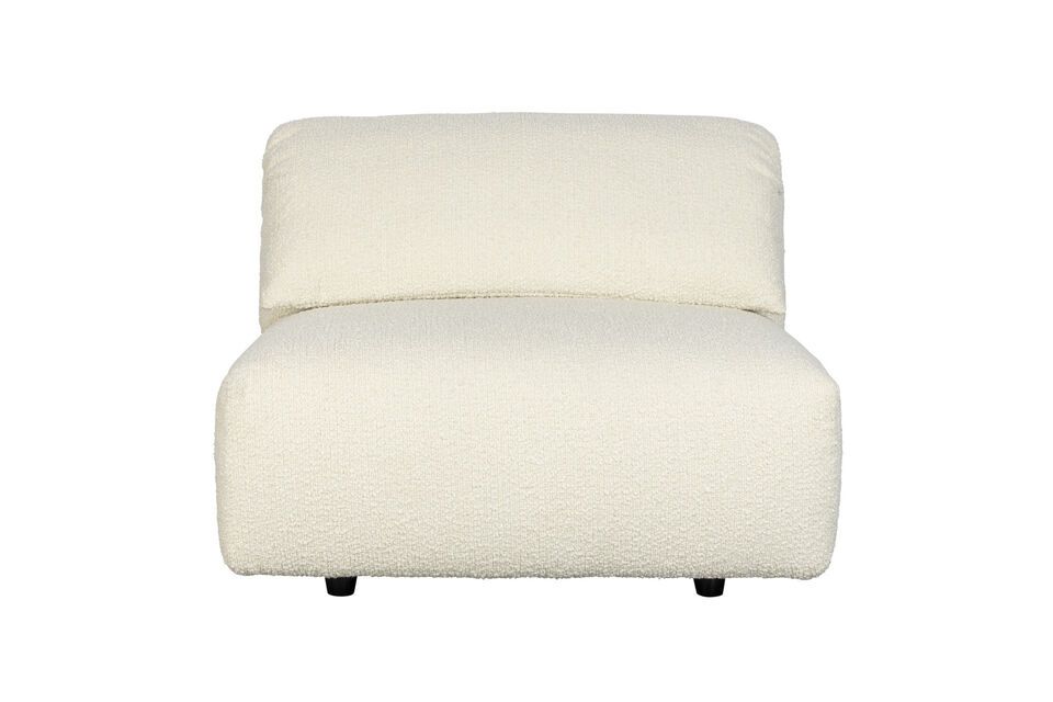 Witte stoffen fauteuil Wings Zuiver