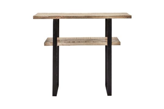 Woda licht hout en zwarte console Productfoto