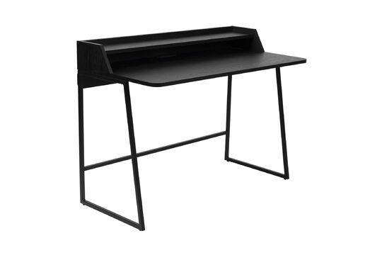 Zwart houten bureau Giorgio Productfoto