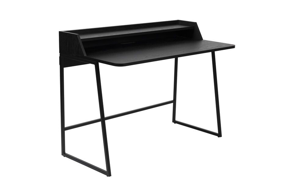 Zwart houten bureau Giorgio White Label