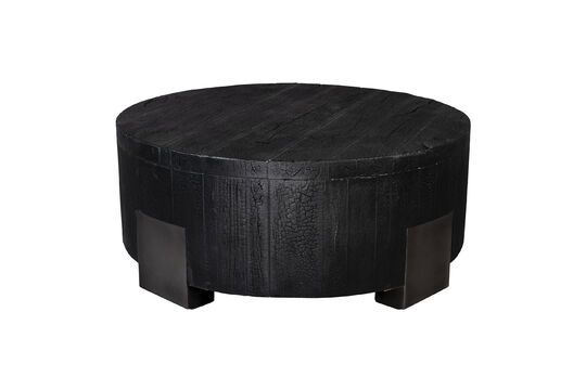 Zwart houten salontafel Coals