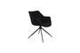 Miniatuur Zwart stoffen fauteuil Doulton Productfoto