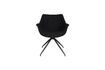 Miniatuur Zwart stoffen fauteuil Doulton 6