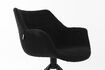 Miniatuur Zwart stoffen fauteuil Doulton 2