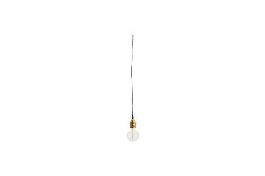 Zwart-witte gevlochten nylon E27 lampfitting Pampoule Productfoto