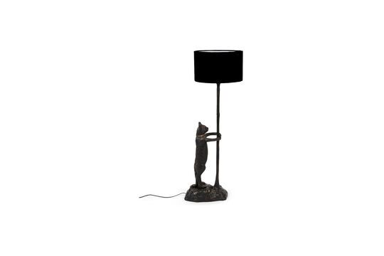 Zwarte aluminium vloerlamp Cute Cate Productfoto