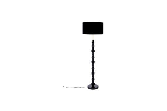 Zwarte aluminium vloerlamp Totem Productfoto