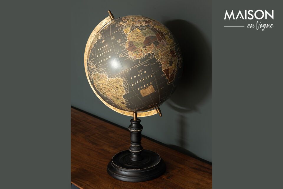 Een elegante globe om elke ruimte te verfraaien.