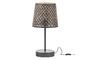 Miniatuur Zwarte metalen lamp met Kars motief Productfoto