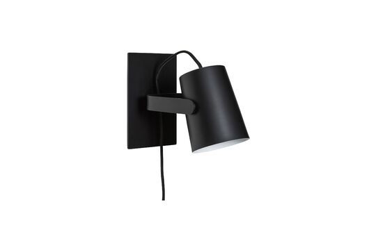 Zwarte metalen wandlamp Ardent Productfoto