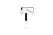 Miniatuur Zwarte metalen wandlamp Swing 4