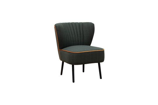 Zwarte stoffen fauteuil Emorine Productfoto