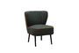 Miniatuur Zwarte stoffen fauteuil Emorine Productfoto